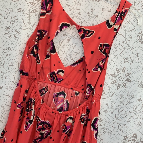 Roxy Ladies Dress Butterfly Print Size Large - Picture 4 of 4